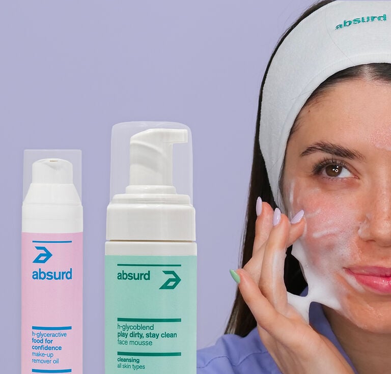 Cleansing: <br> double is better.  