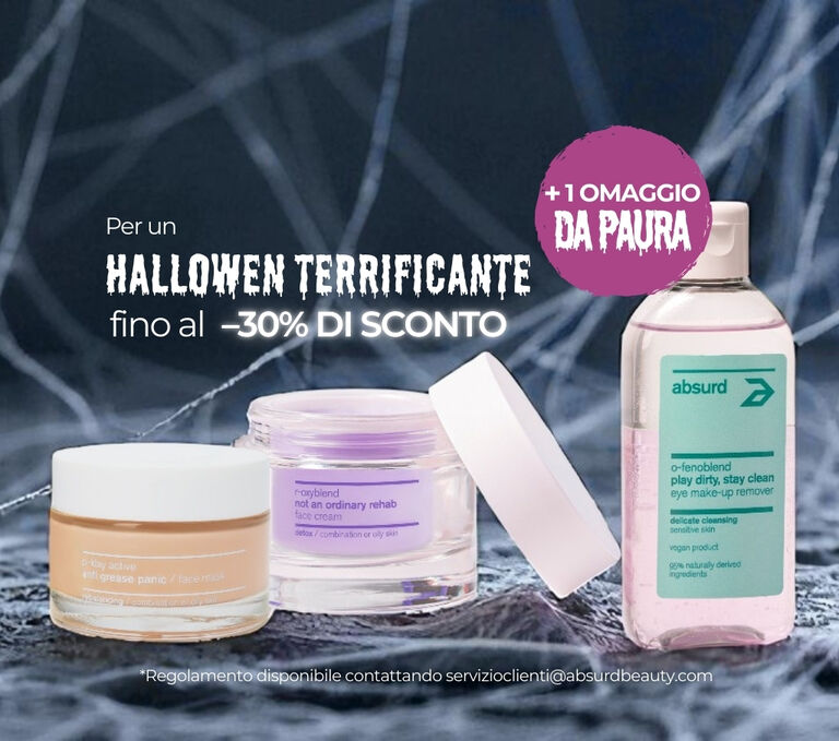 Trick or treats? Sconti terrificanti e un regalo da paura!