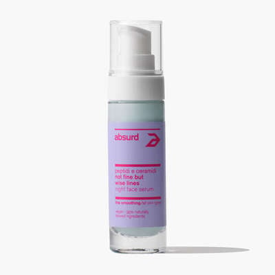 ANTI-WRINKLE NIGHT SERUM WITH PEPTIDES AND CERAMIDES - NOT FINE BUT WISE LINES