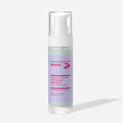 ANTI-WRINKLE NIGHT SERUM WITH PEPTIDES AND CERAMIDES - NOT FINE BUT WISE LINES