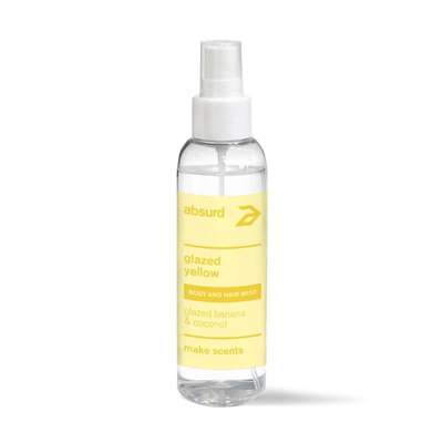 GLAZED YELLOW - BODY AND HAIR MIST BANANA - MAKE SCENTS