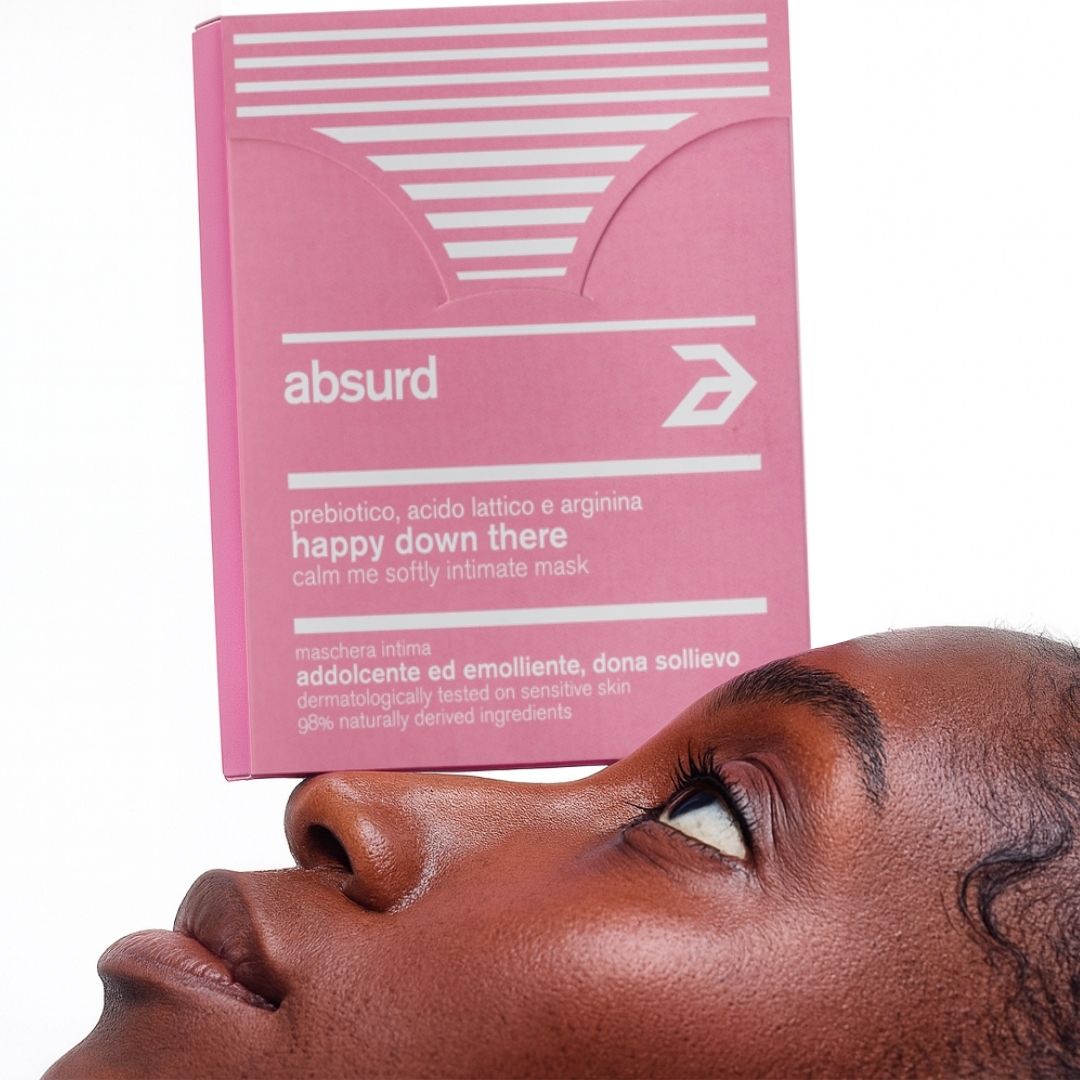 MASCHERA INTIMA ADDOLCENTE ED EMOLLIENTE CALM ME SOFLTY - 3 pezzi - HAPPY DOWN THERE