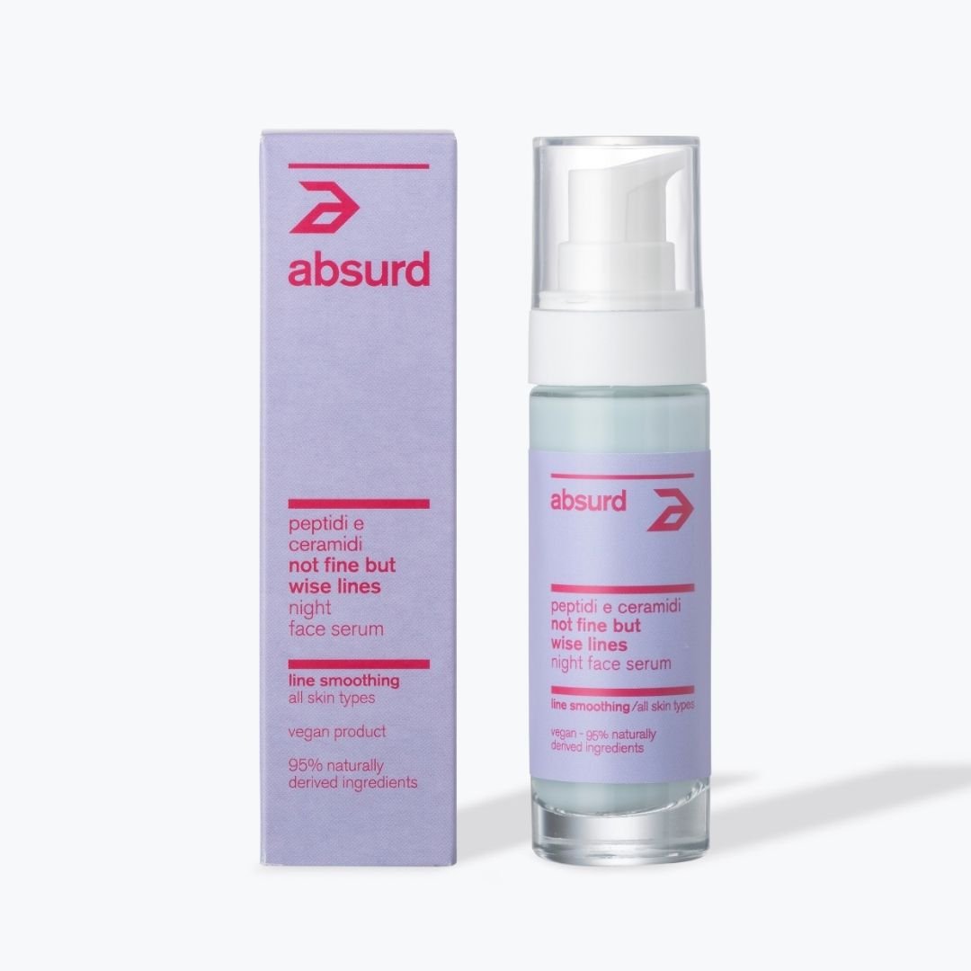 ANTI-WRINKLE NIGHT SERUM WITH PEPTIDES AND CERAMIDES - NOT FINE BUT WISE LINES