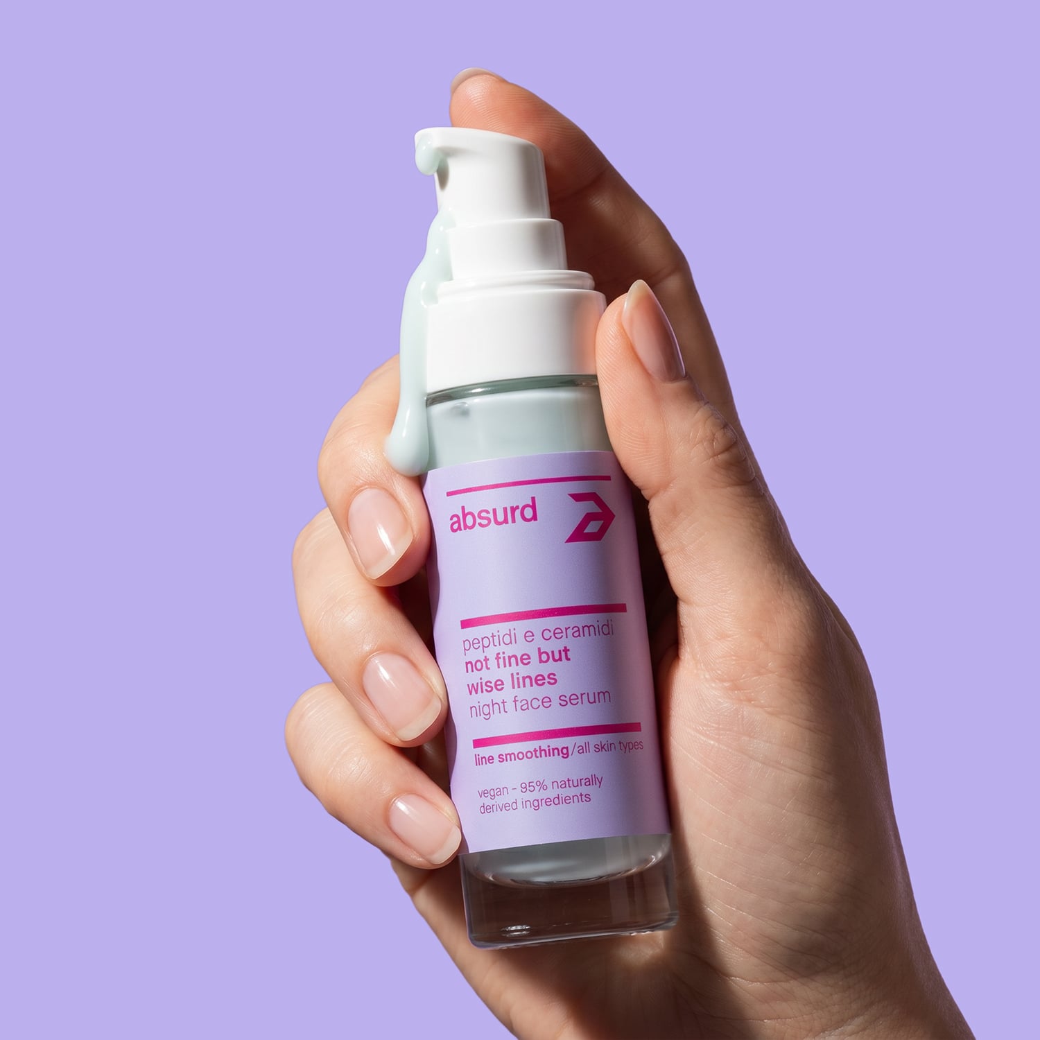 ANTI-WRINKLE NIGHT SERUM WITH PEPTIDES AND CERAMIDES - NOT FINE BUT WISE LINES