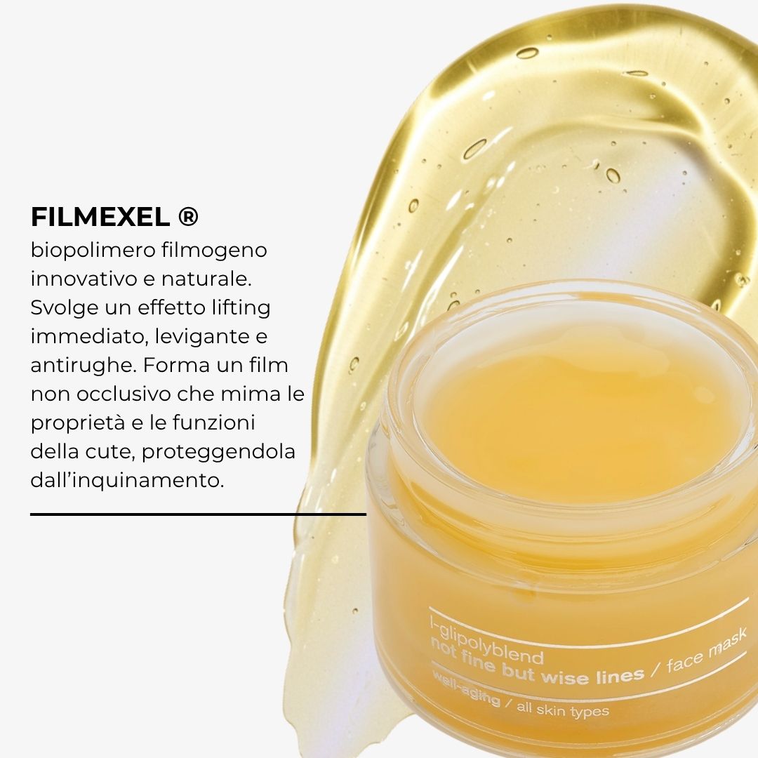 Anti-aging face mask - L-Glipolyblend not fine but wise lines