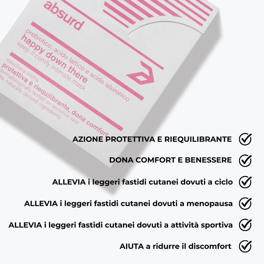 MASCHERA INTIMA PROTETTIVA E RIEQUILIBRANTE KEEP IT COMPFY - HAPPY DOWN THERE