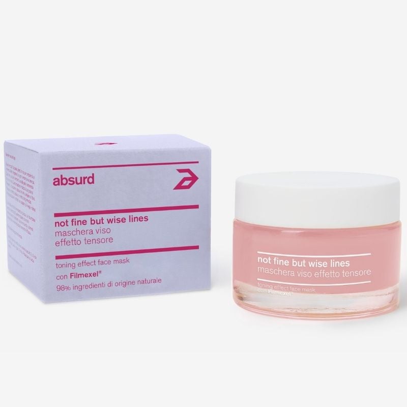 FACE MASK WITH TENSING EFFECT - NOT FINE BUT WISE LINES