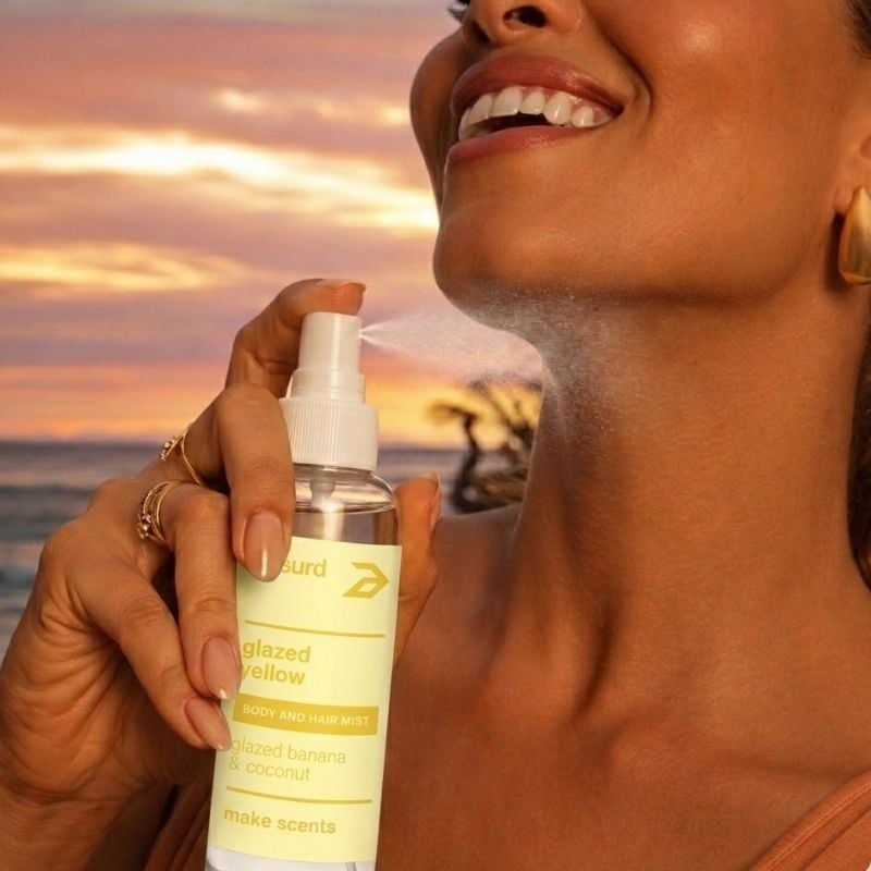 GLAZED YELLOW - BODY AND HAIR MIST BANANA - MAKE SCENTS
