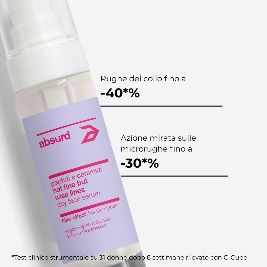 ANTI-WRINKLE DAY SERUM WITH PEPTIDES AND CERAMIDES - NOT FINE BUT WISE LINES