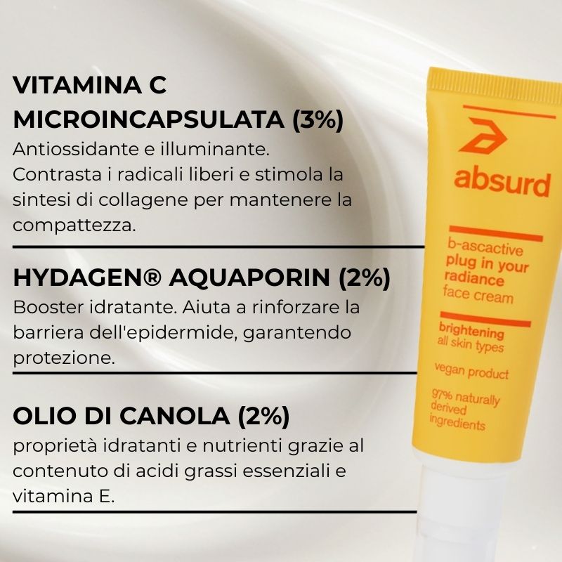 CREMA VISO 3 IN 1 CON VITAMINA C - PLUG IN YOUR RADIANCE