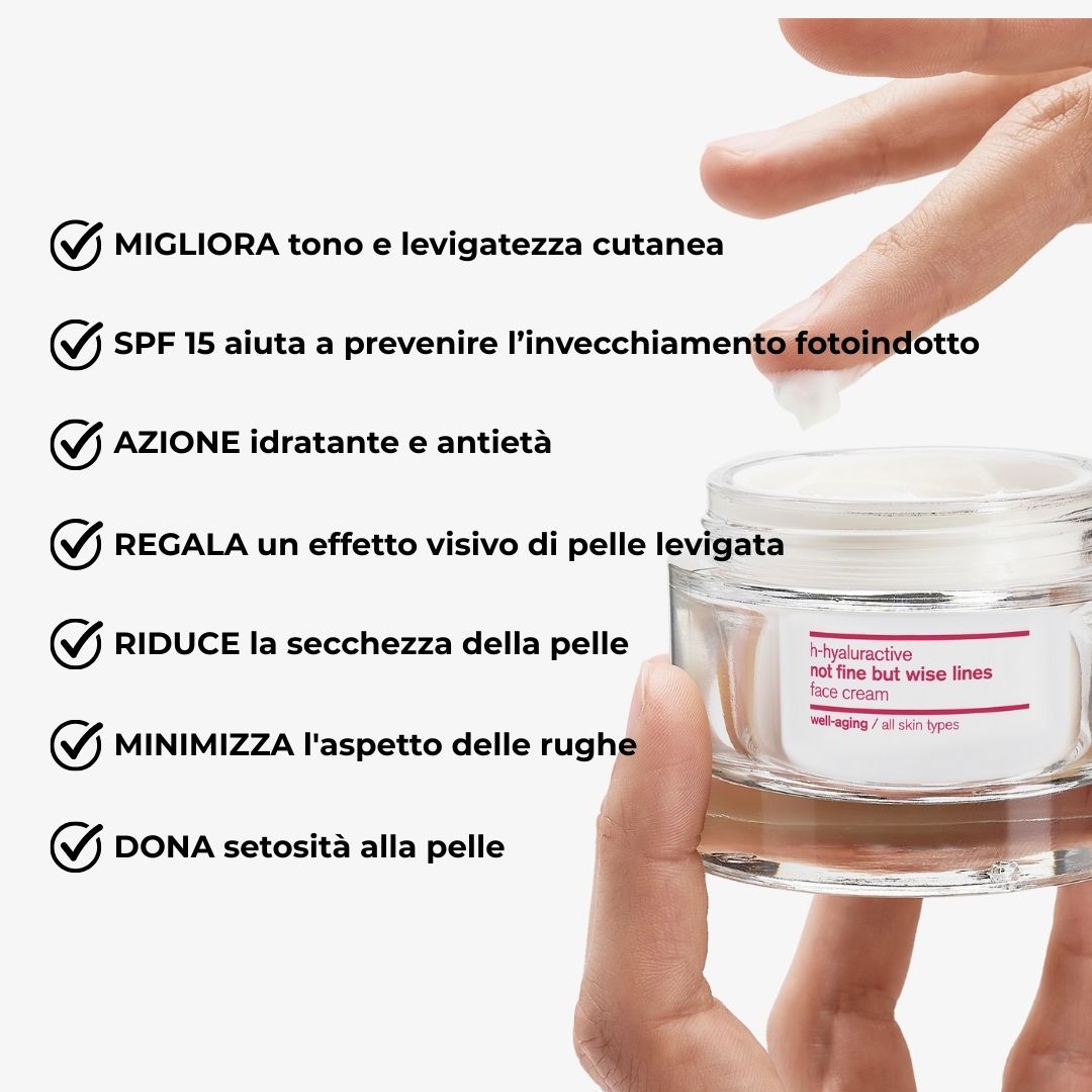 Anti-aging filler effect face cream - Not Fine but Wise Lines 