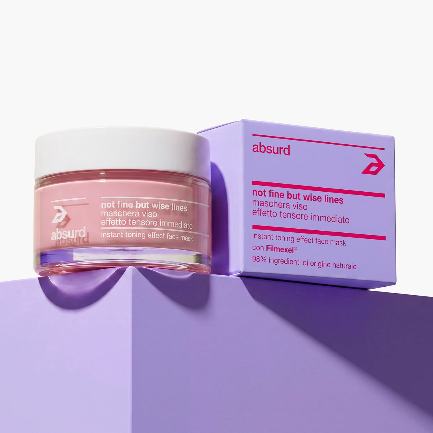FACE MASK WITH TENSING EFFECT - NOT FINE BUT WISE LINES