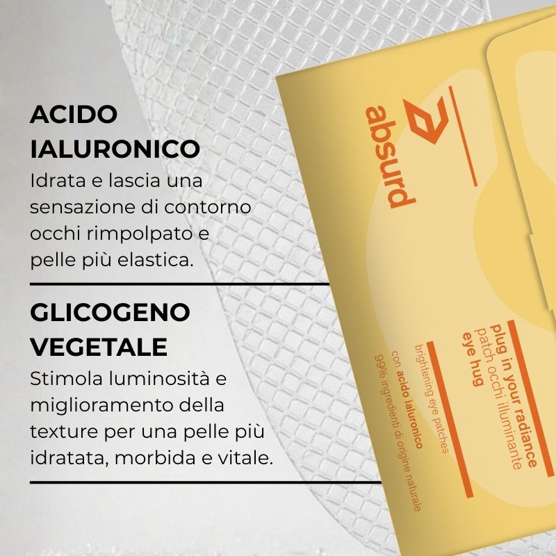 EYE HUG ILLUMINATING EYE PATCHES - PLUG IN YOUR RADIANCE