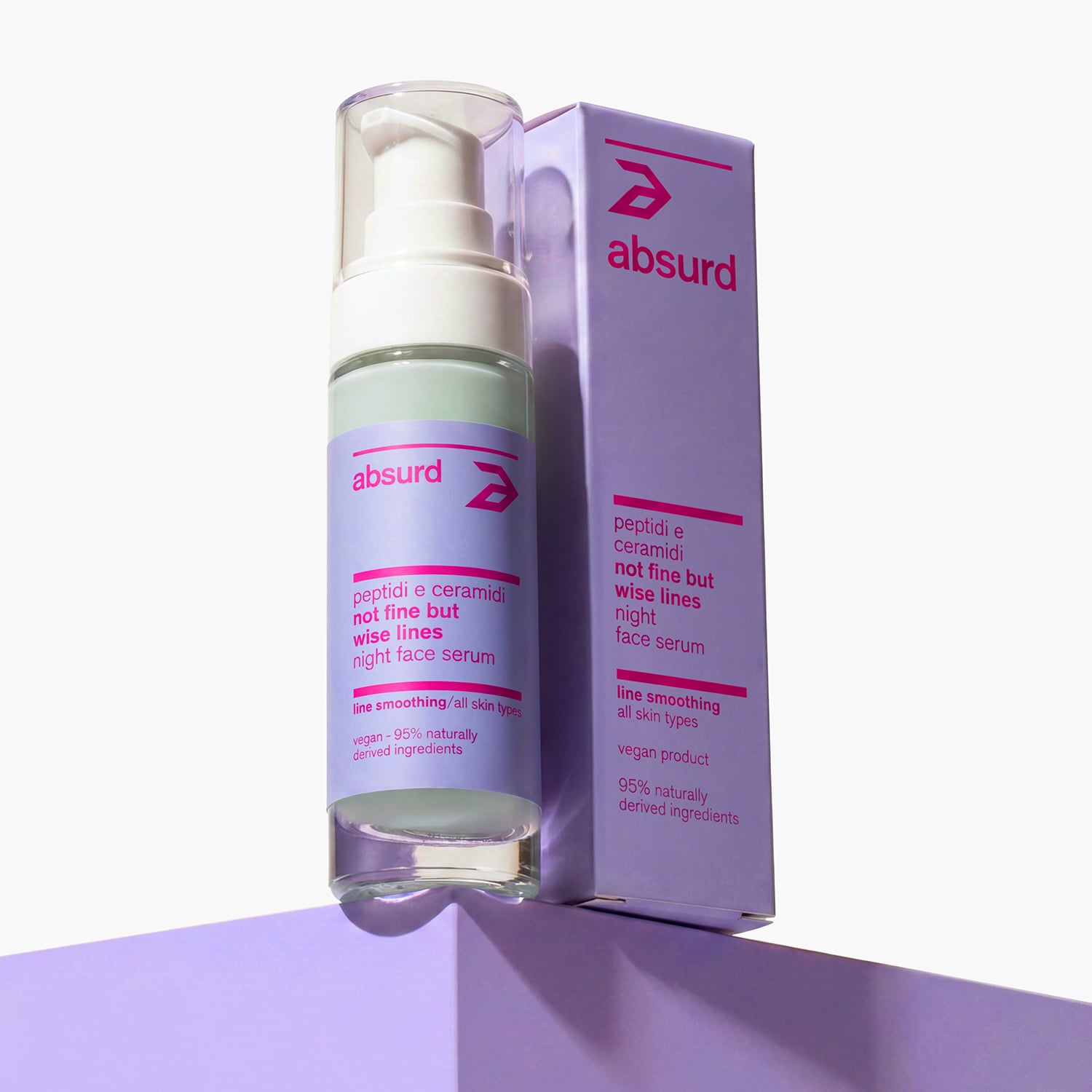 ANTI-WRINKLE NIGHT SERUM WITH PEPTIDES AND CERAMIDES - NOT FINE BUT WISE LINES