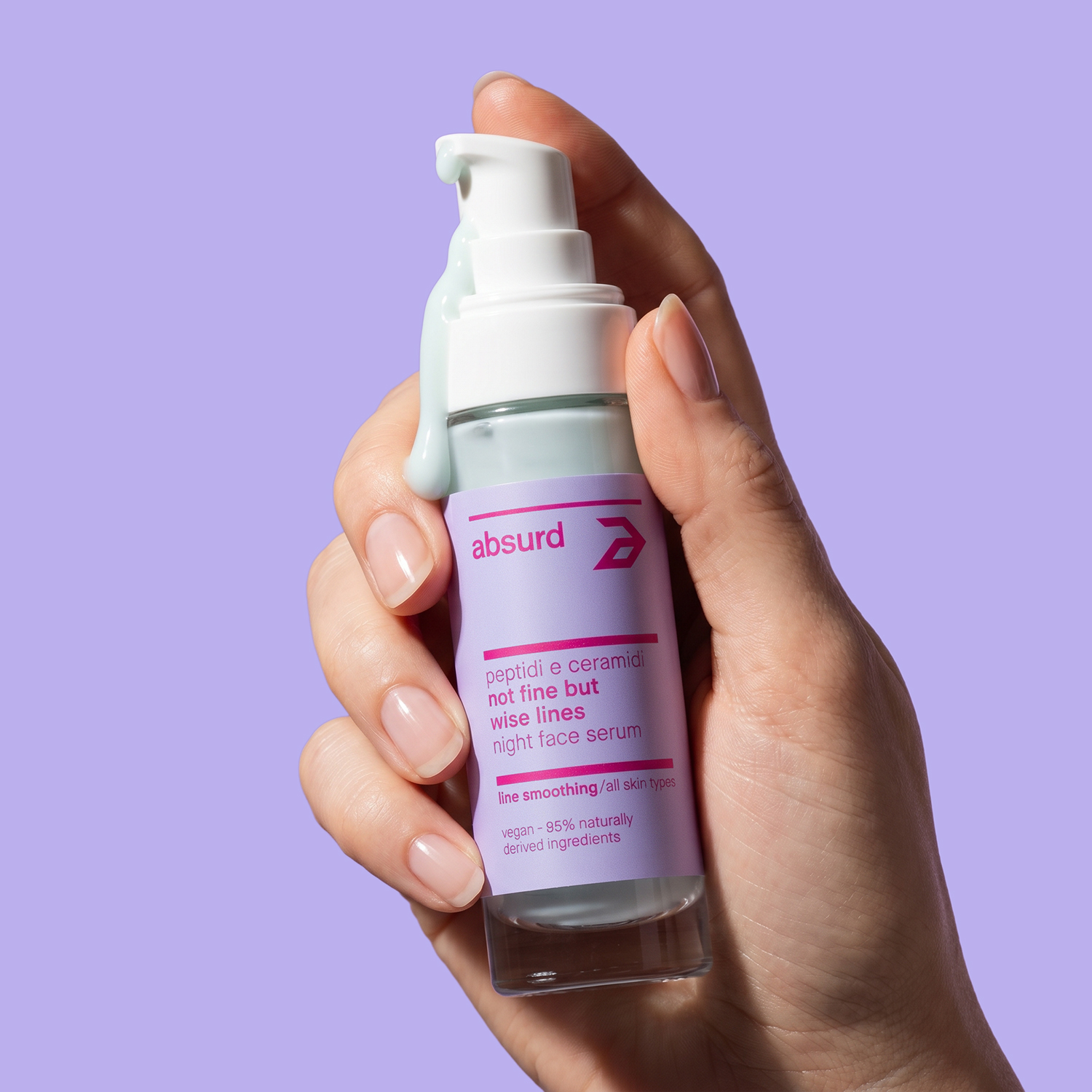 ANTI-WRINKLE NIGHT SERUM WITH PEPTIDES AND CERAMIDES - NOT FINE BUT WISE LINES