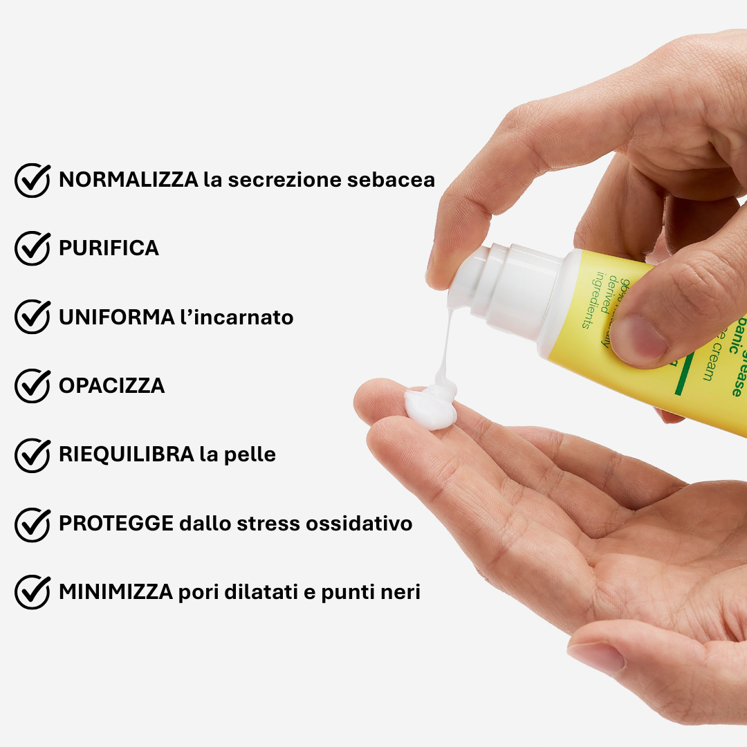 CREMA VISO RIEQUILIBRANTE CON NIACINAMIDE - ANTI GREASE PANIC