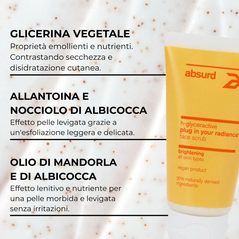 Brightening face scrub - Plug in Your Radiance