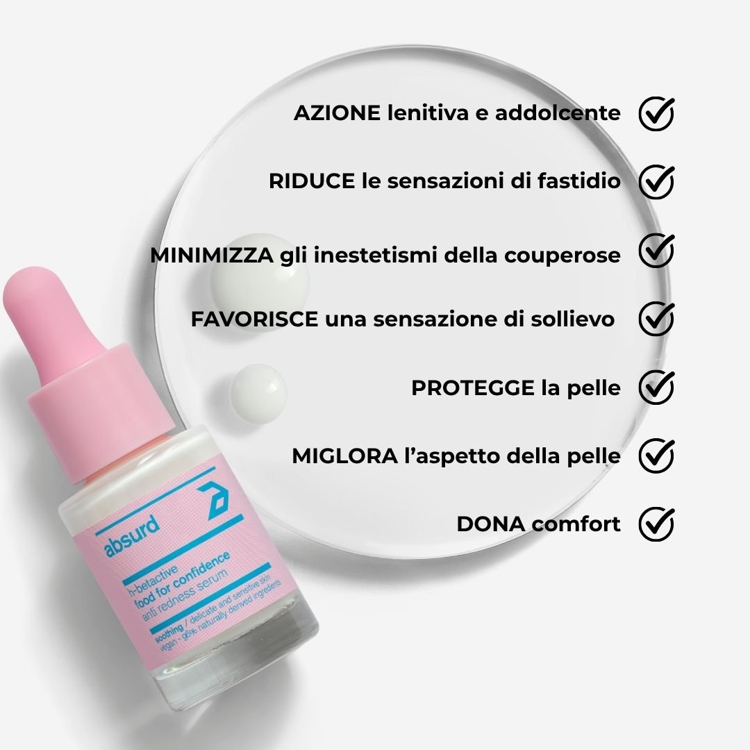 ANTI-REDNESS FACE SERUM WITH BETAINE - FOOD FOR CONFIDANCE