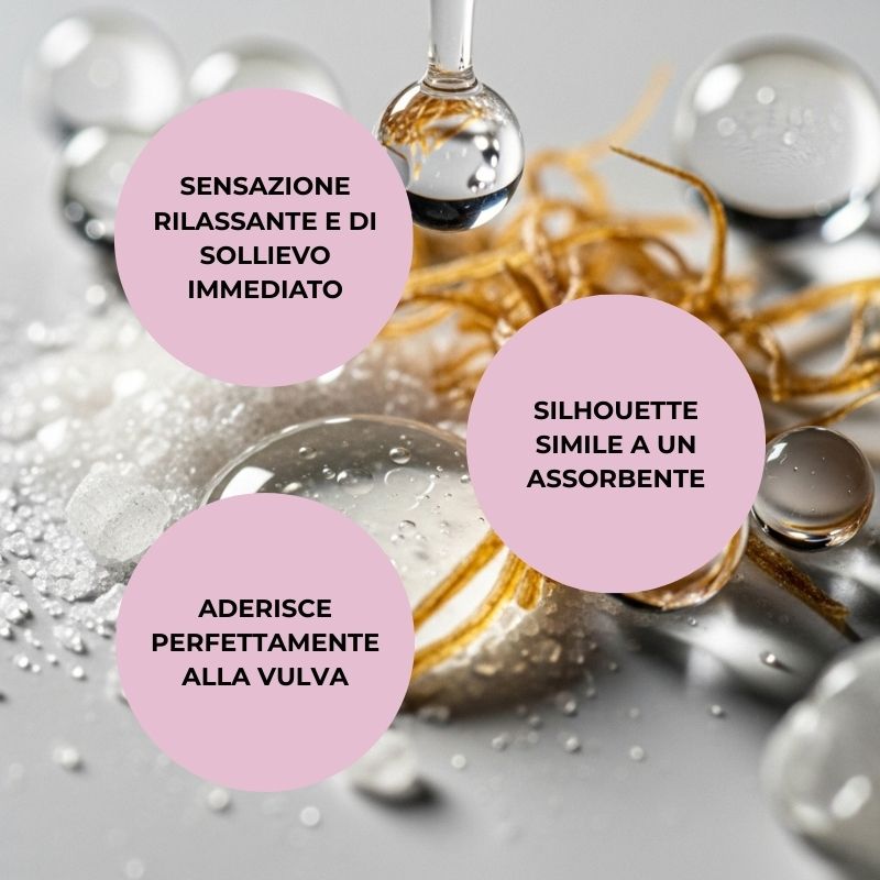 MASCHERA INTIMA ADDOLCENTE ED EMOLLIENTE CALM ME SOFLTY - 3 pezzi - HAPPY DOWN THERE