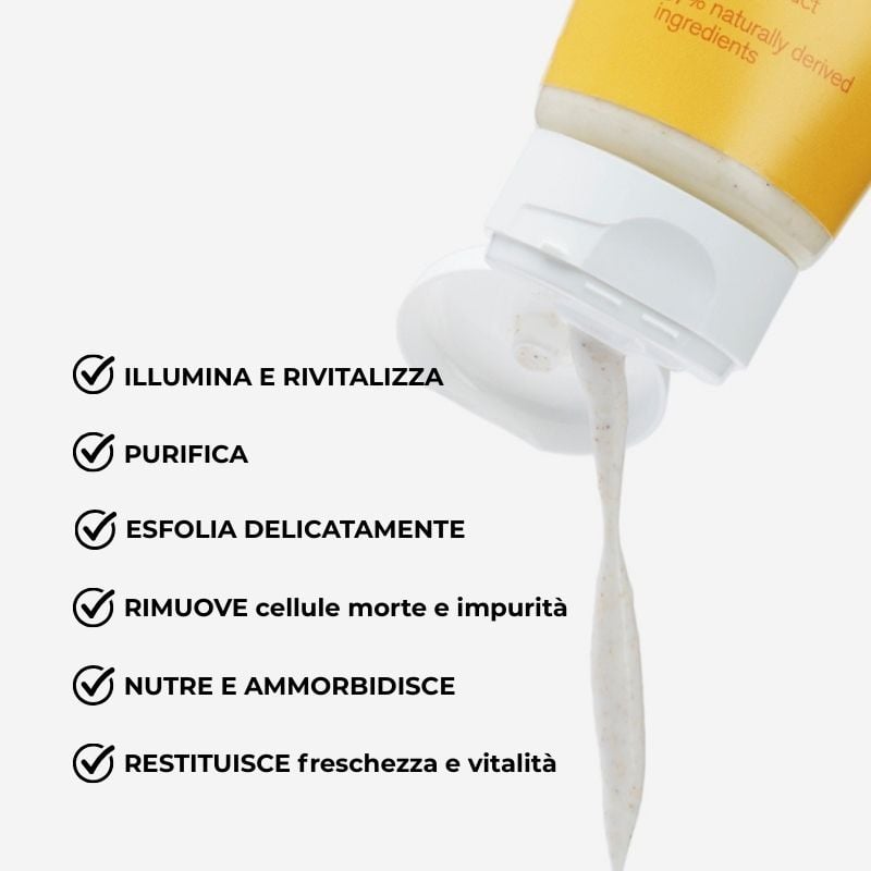 Brightening face scrub - Plug in Your Radiance