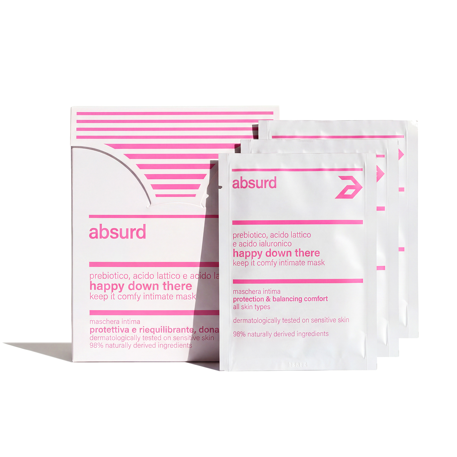 KEEP IT COMFY PROTECTIVE AND REBALANCING INTIMATE MASK - 3 pieces - HAPPY DOWN THERE