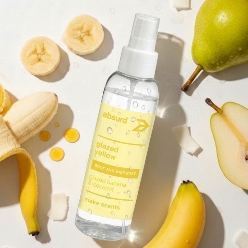 GLAZED YELLOW - BODY AND HAIR MIST BANANA - MAKE SCENTS