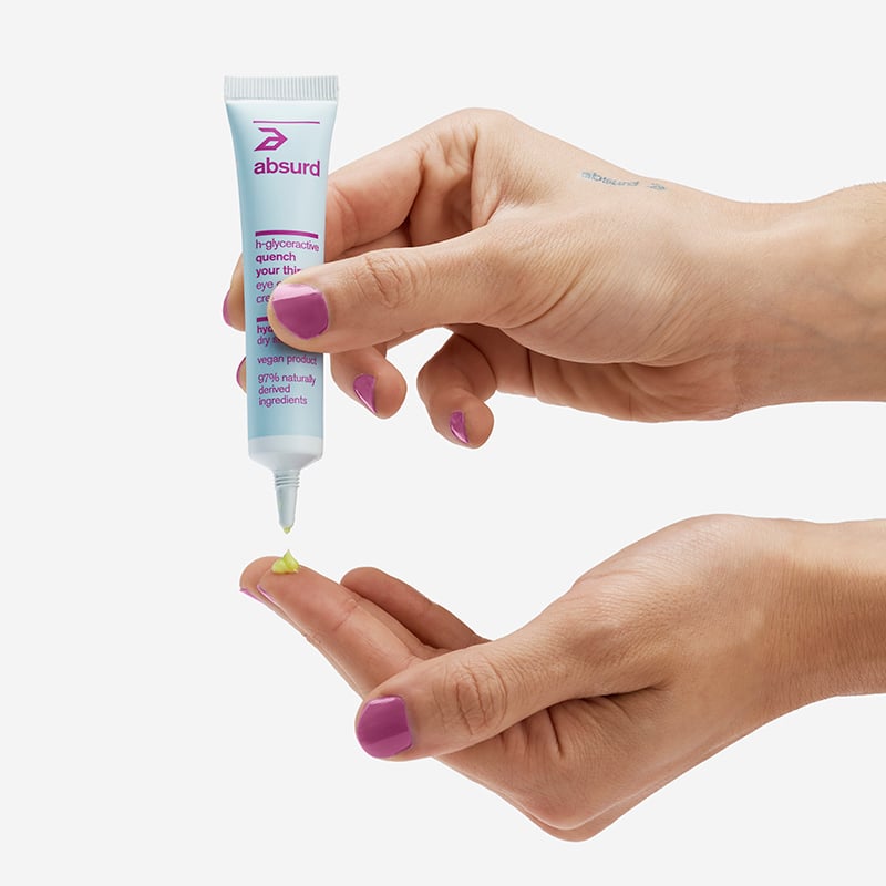 Hydrating eye contour cream for dry skin - Quench Your Thirst