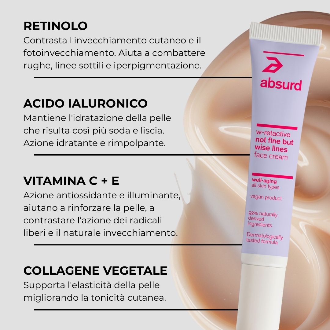 RETINOL ANTI-AGING FACE CREAM - NOT FINE BUT WISE LINES