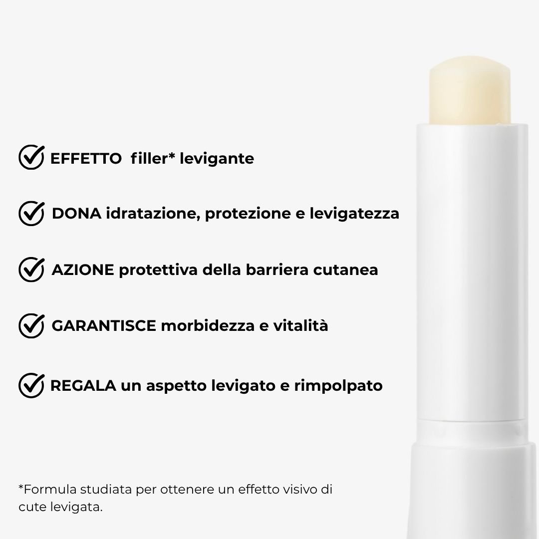 LIPBALM IDRATANTE EFFETTO FILLER CON ACIDO IALURONICO - NOT FINE BUT WISE LINES