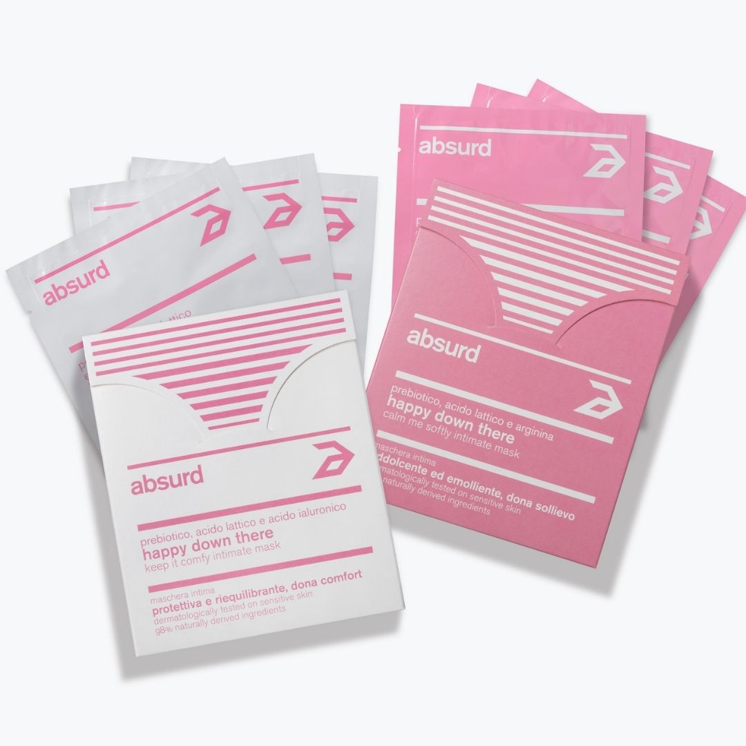 KEEP IT COMFY PROTECTIVE AND REBALANCING INTIMATE MASK - 3 pieces - HAPPY DOWN THERE