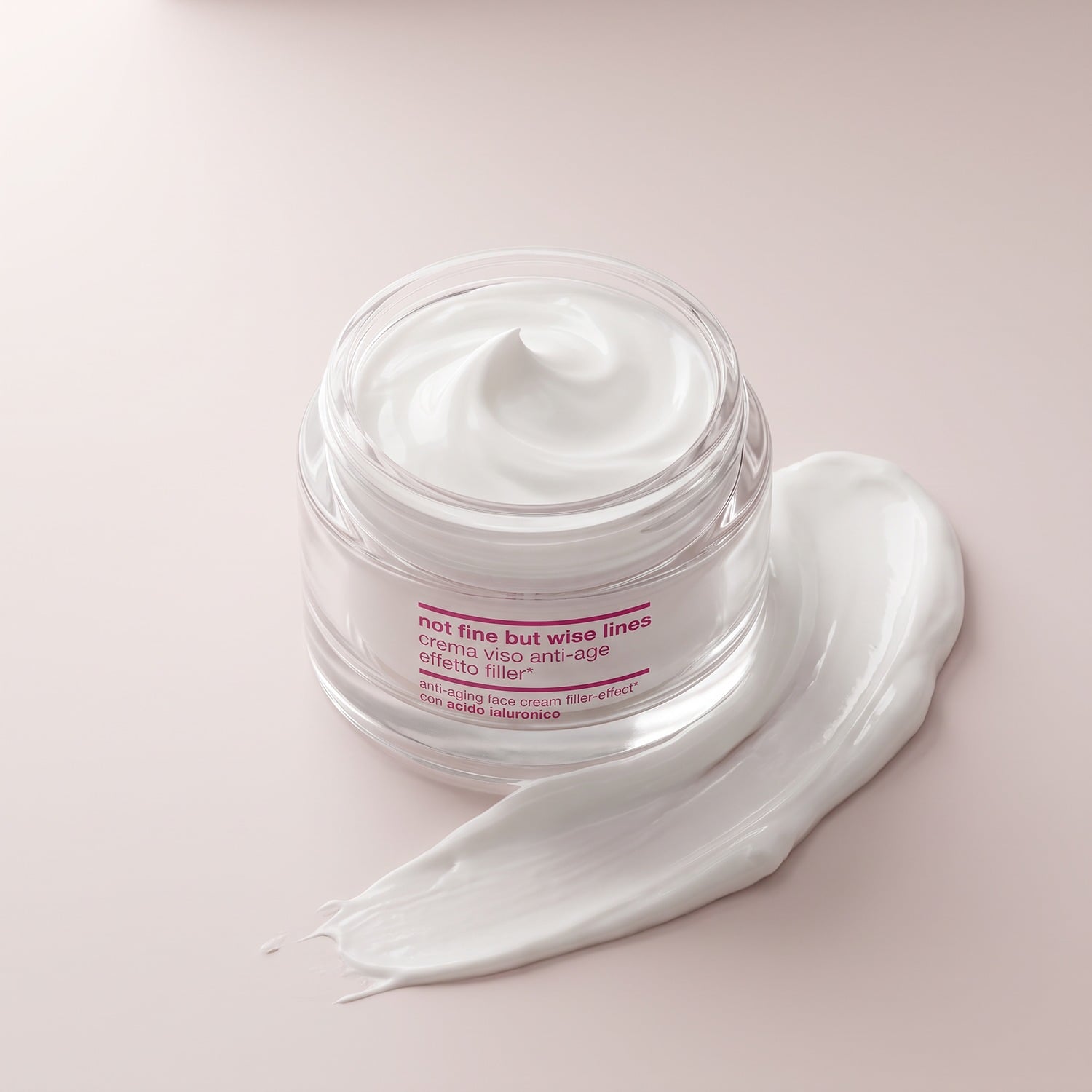 FILLER-EFFECT FACE CREAM WITH HYALURONIC ACID - NOT FINE BUT WISE LINES