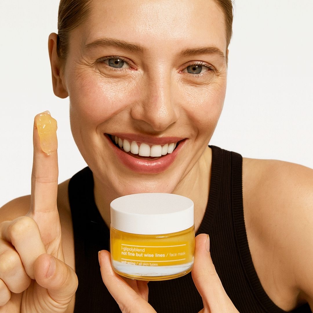 Anti-aging face mask - L-Glipolyblend not fine but wise lines