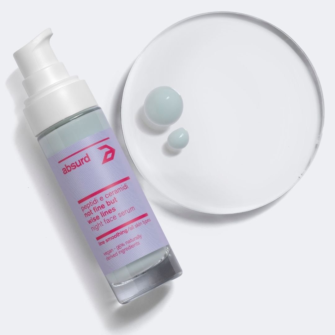 ANTI-WRINKLE NIGHT SERUM WITH PEPTIDES AND CERAMIDES - NOT FINE BUT WISE LINES
