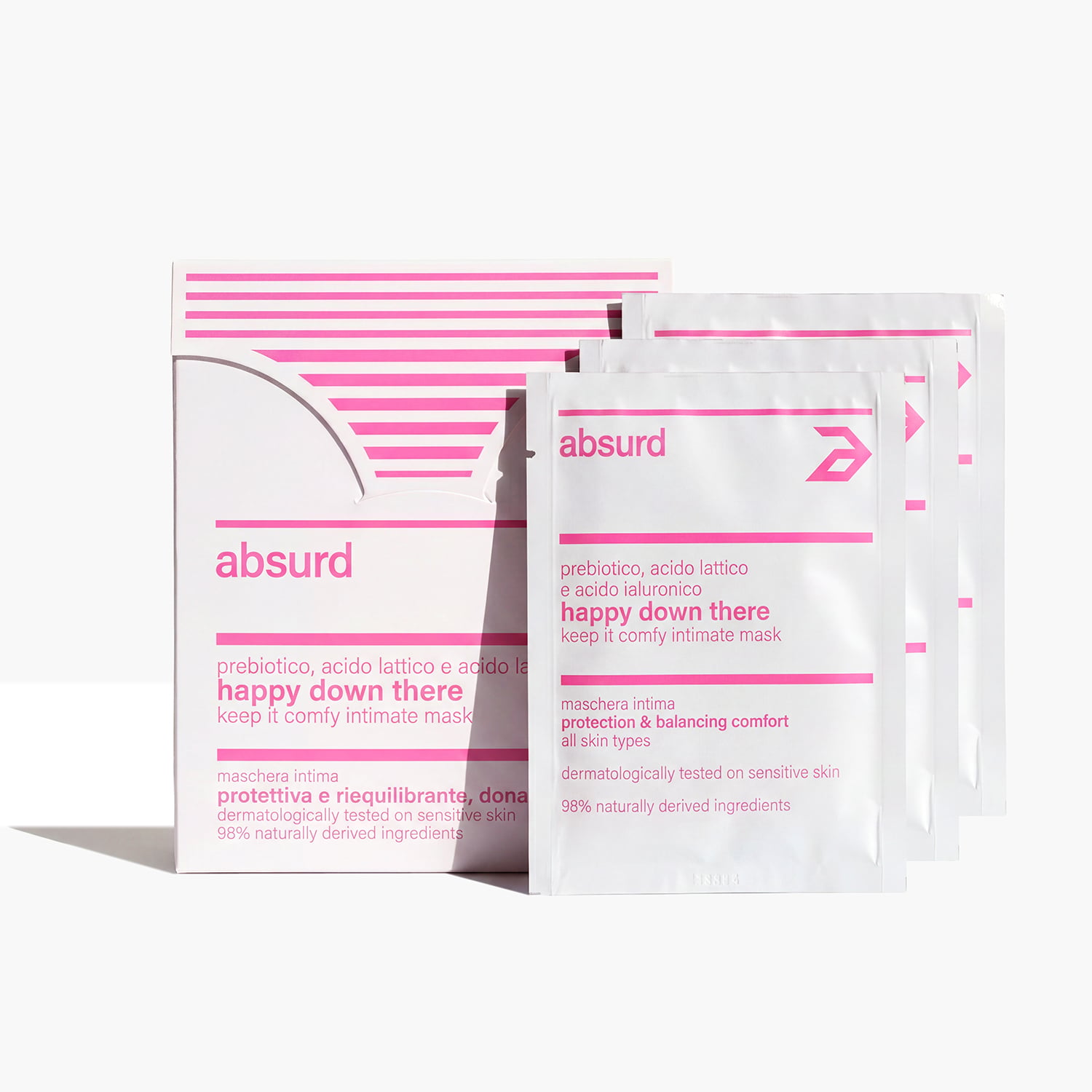 KEEP IT COMFY PROTECTIVE AND REBALANCING INTIMATE MASK - 3 pieces - HAPPY DOWN THERE